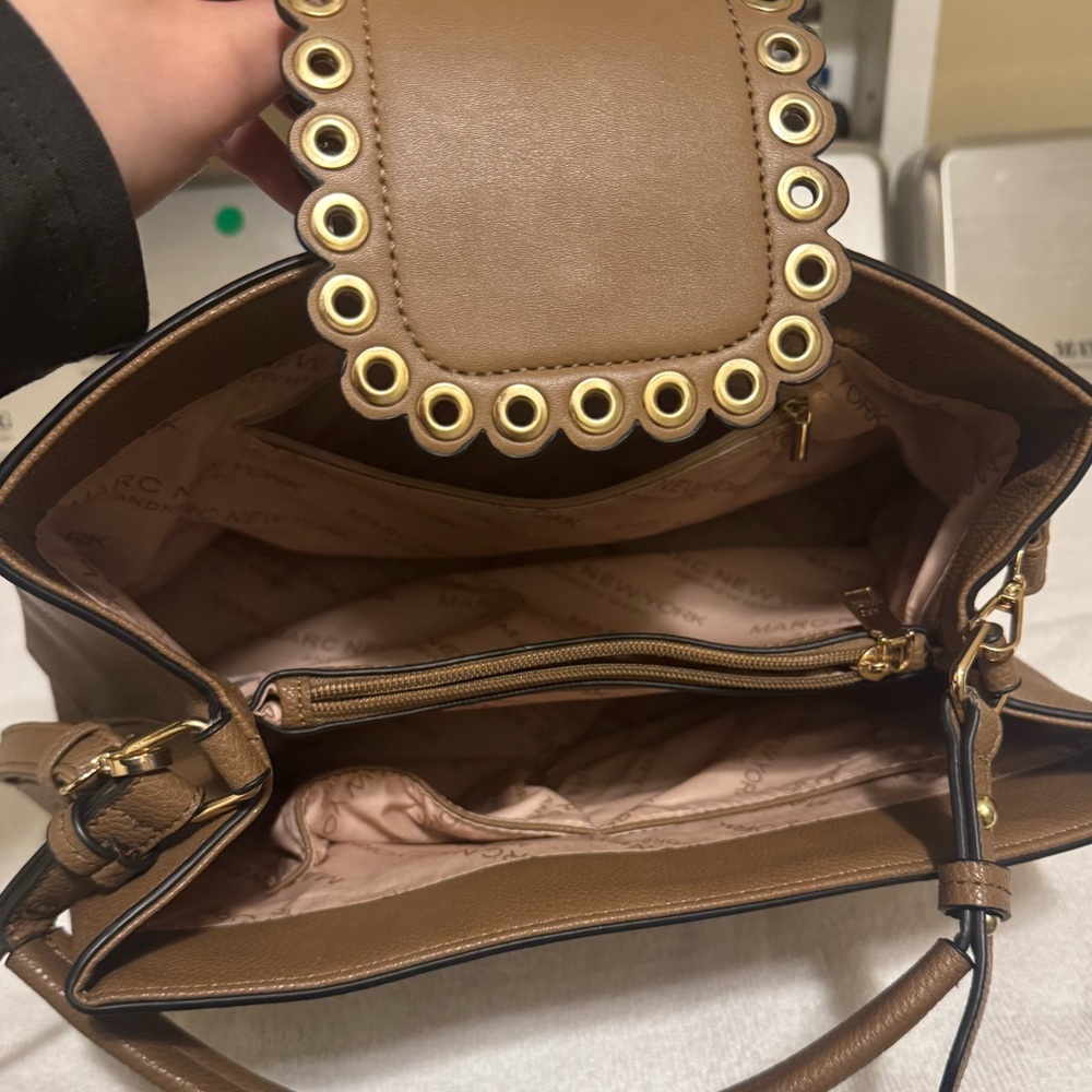 Marc New York Grommet Satchel Handbag 👝 - Picture 3 of 8